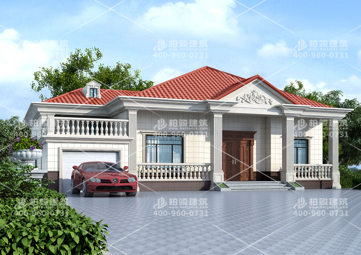 衡陽王總定制歐式一層自建房，小小房子，大設(shè)計。